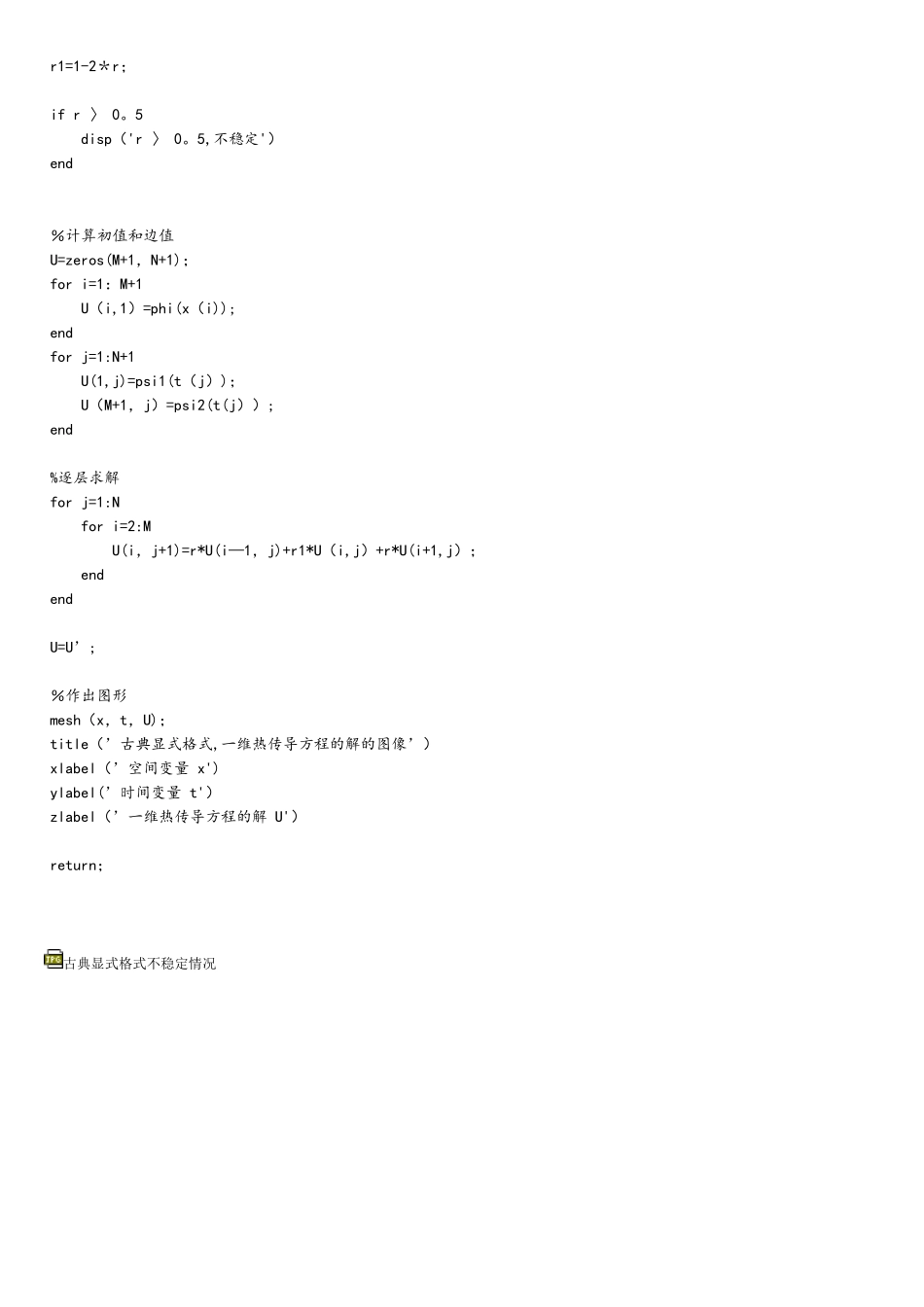 偏微分方程数值解法的MATLAB源码_第2页