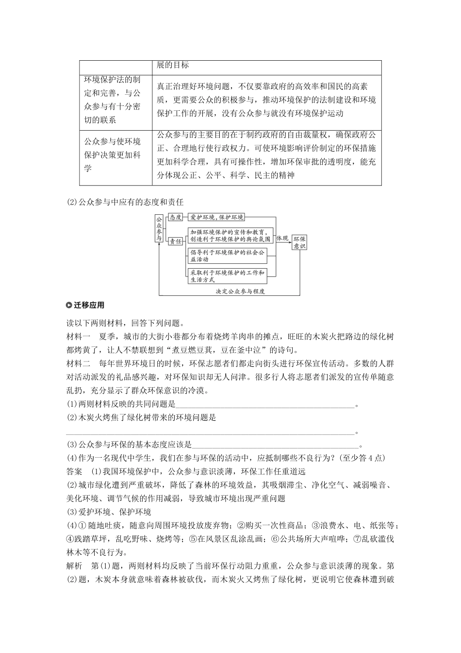 高中地理 第五章 环境管理 第二节 环境保护，从我做起同步备课教学案 中图版选修6-中图版高二选修6地理教学案_第3页