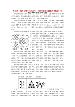 高中地理《不同等级城市的服务功能》文字素材1 新人教版必修2