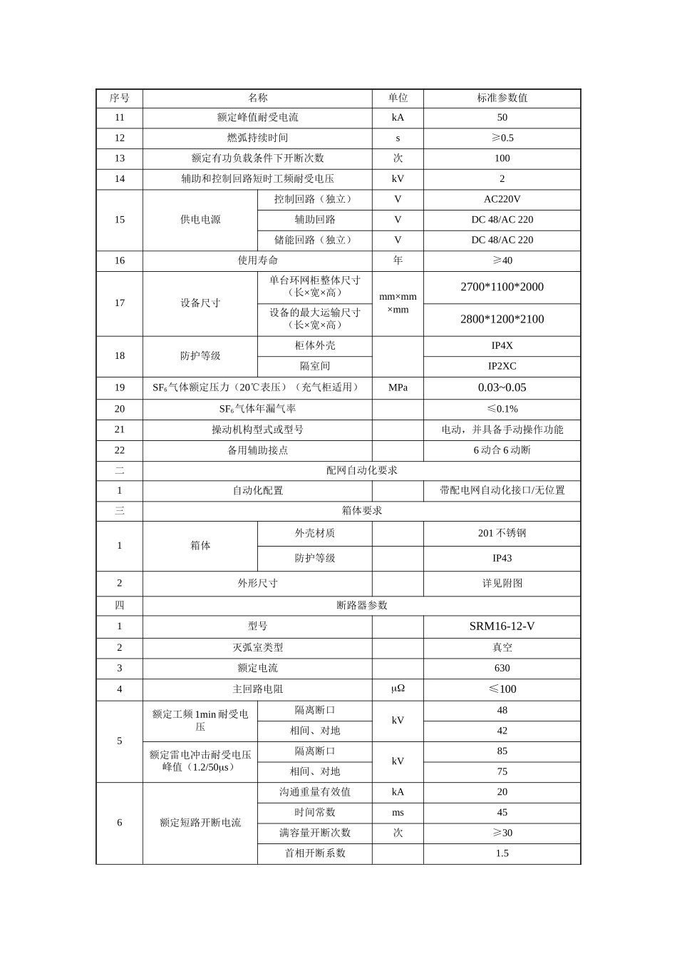 充气柜技术协议_第3页