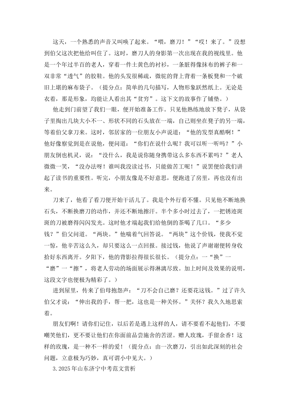 先抑后扬的写人作文_第3页