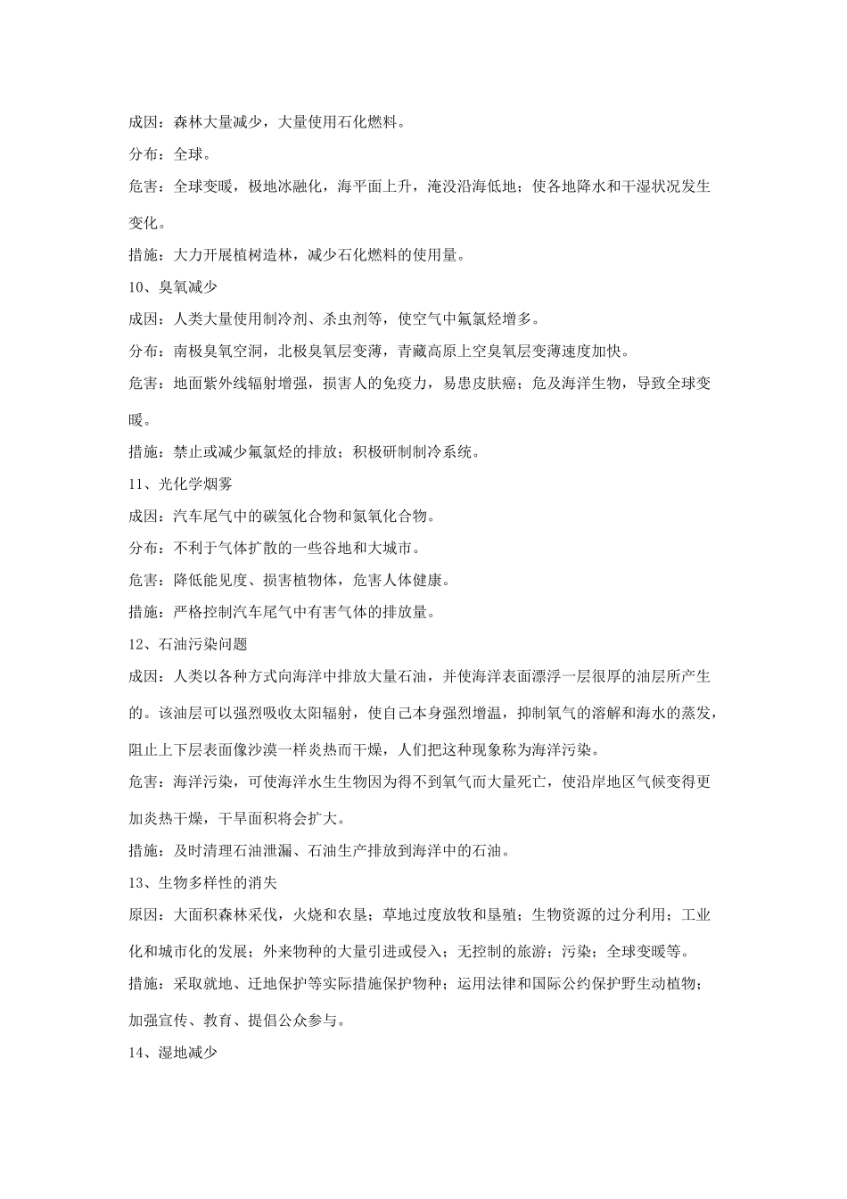 高中地理：1.2 当代环境问题的产生及特点 素材新人教选修6_第3页