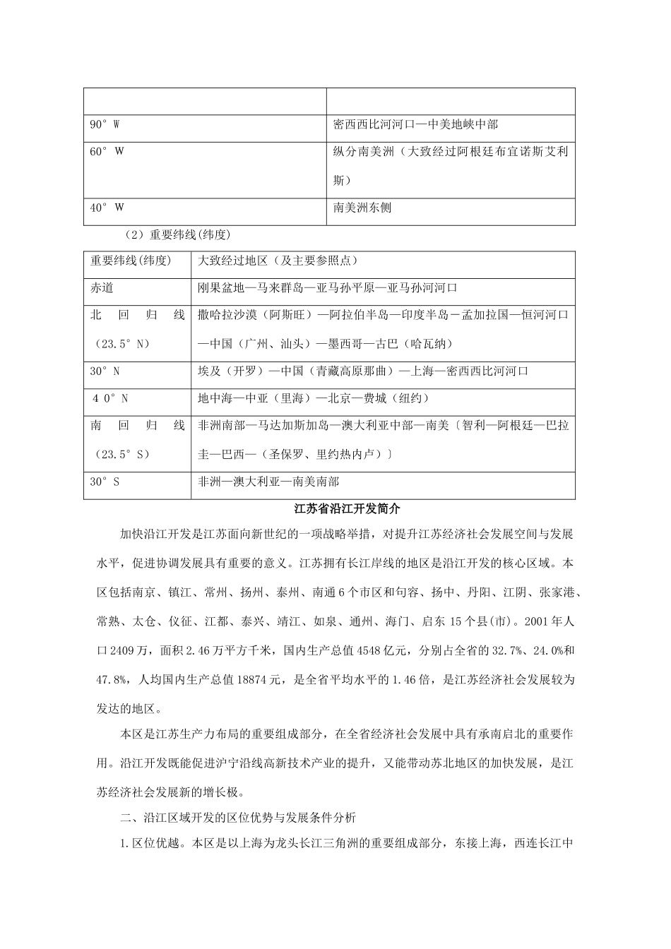 高中地理 （第一节 地理环境对区域发展的影响） 新人教版必修3_第2页