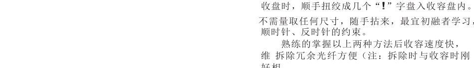 光缆接续后冗余光纤的收盘方法_第2页