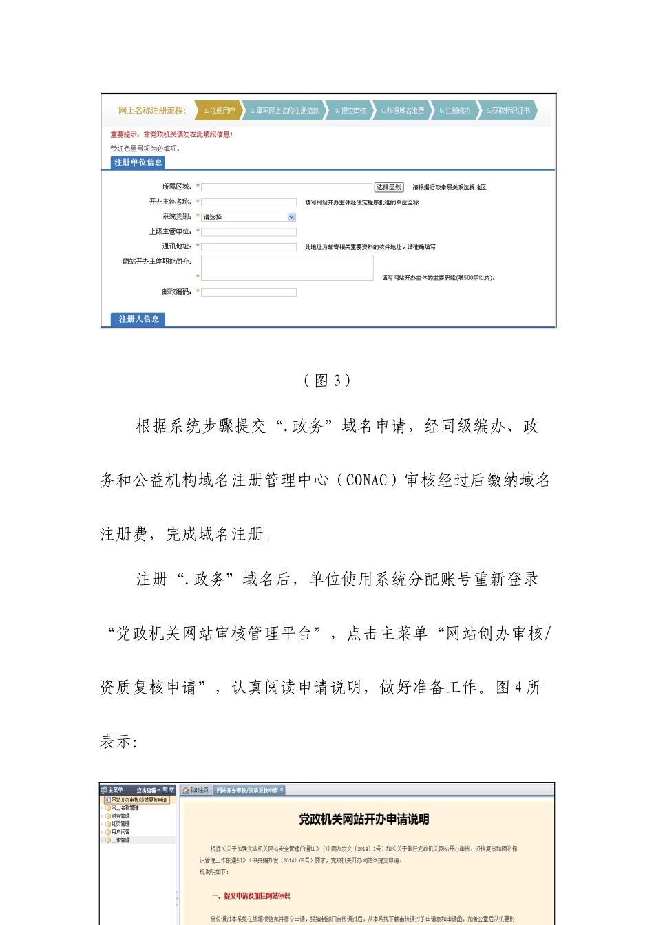 党政机关网站开办审核和资格复核办理作业流程_第3页