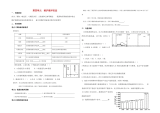 高中地理第四单元 维护海洋权益学案 鲁教版选修2