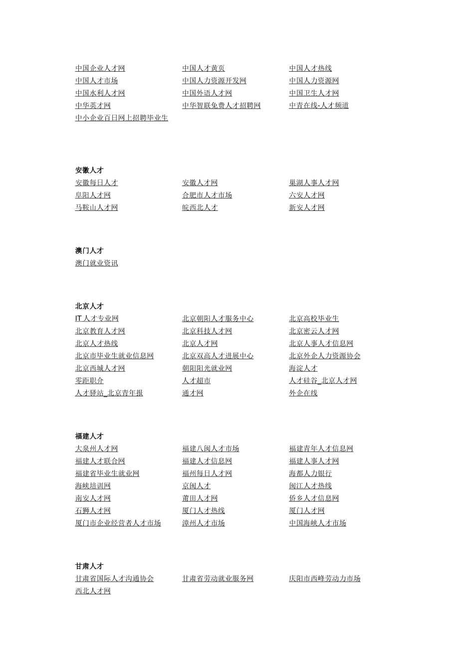 全国主要招聘网站_第3页