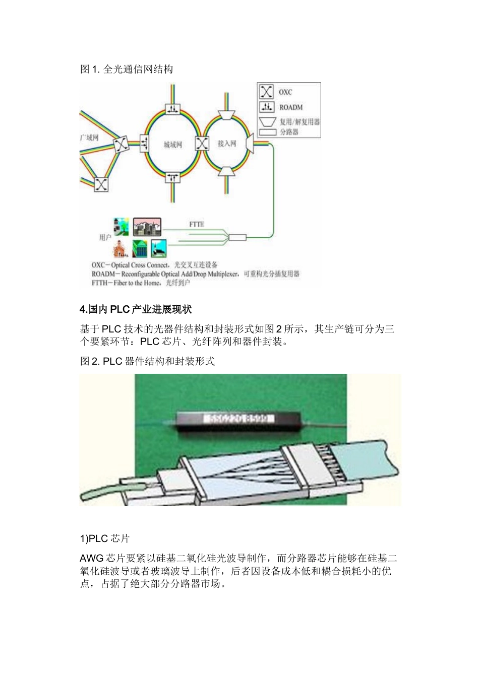 全球FTTH大发展下的国内PLC产业现状_第3页