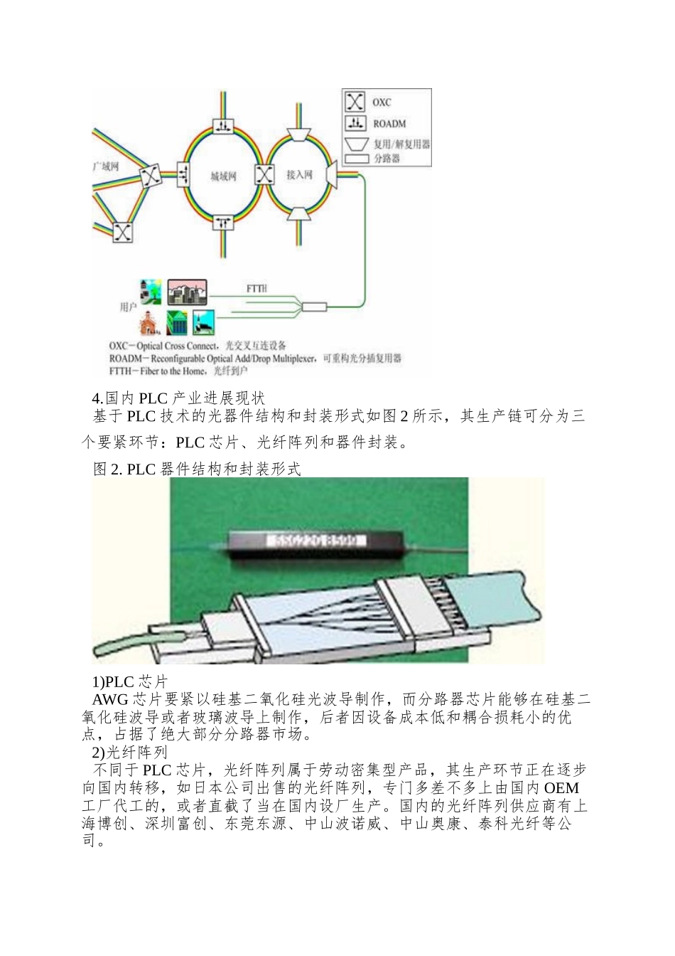 全球FTTH大发展下的国内PLC产业现状_第2页