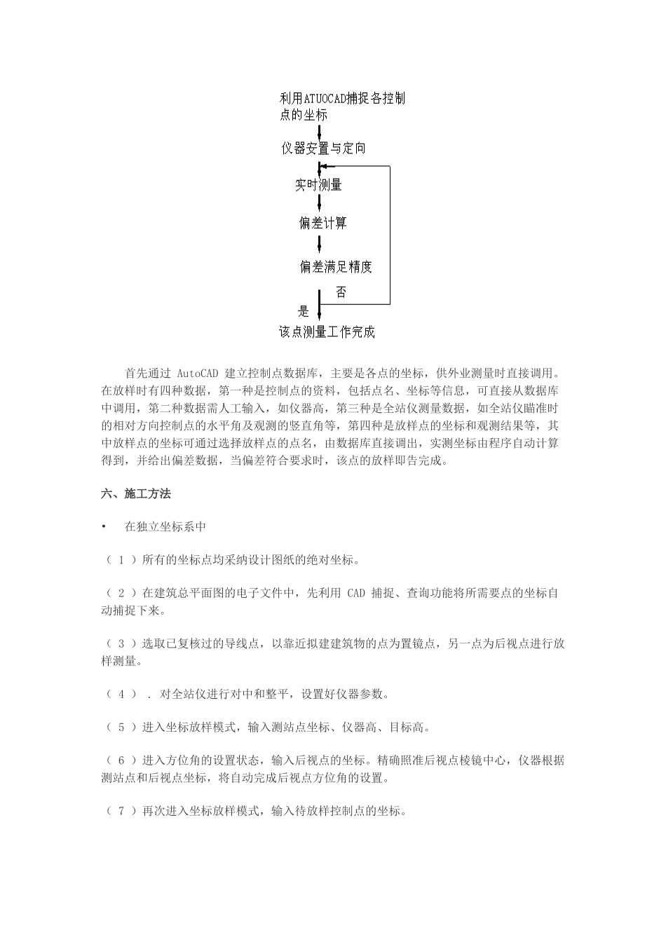 全站仪与-au-tocad-软件结合在施工测量中的施工工法_第2页