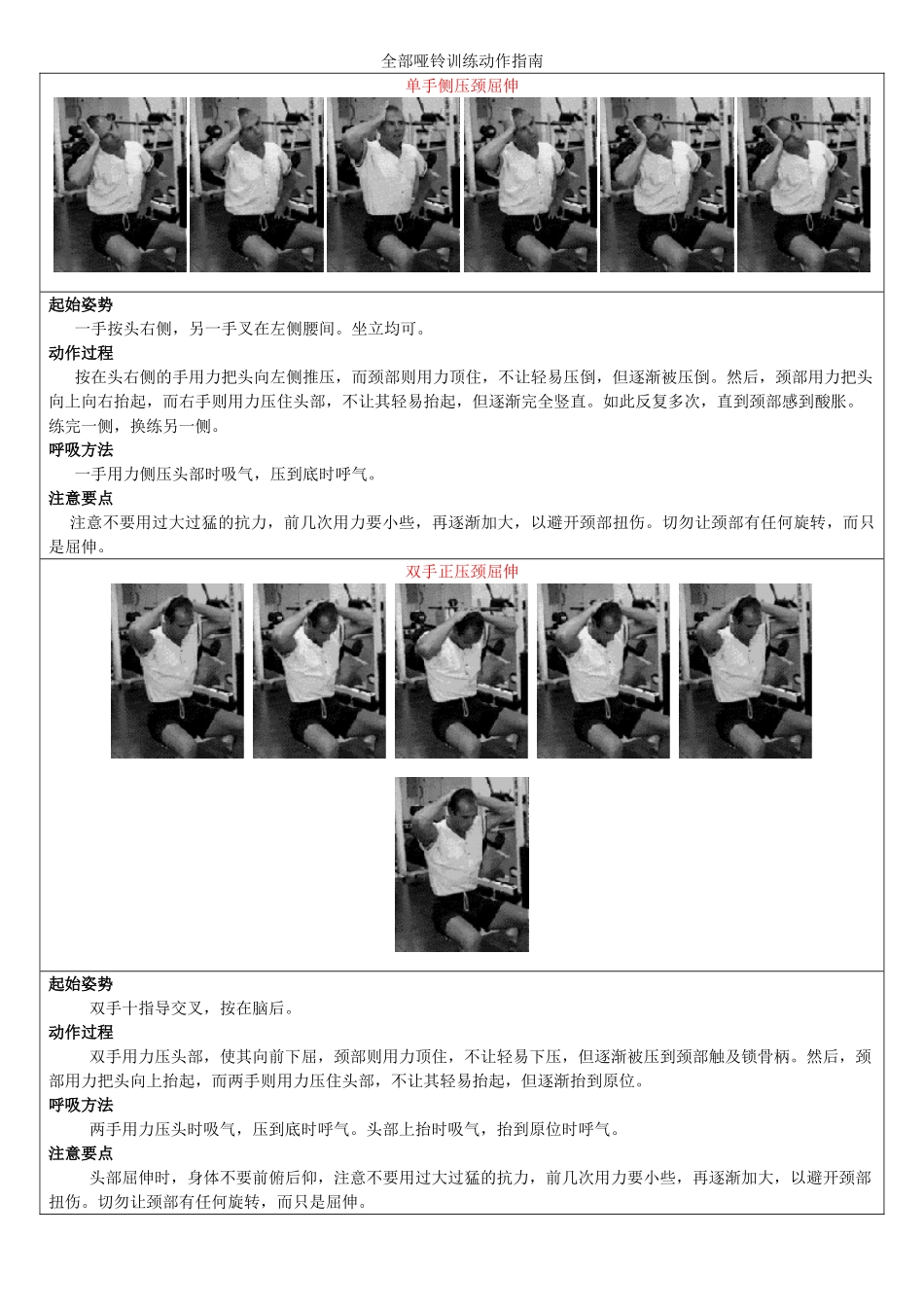全部哑铃训练动作指南_第1页