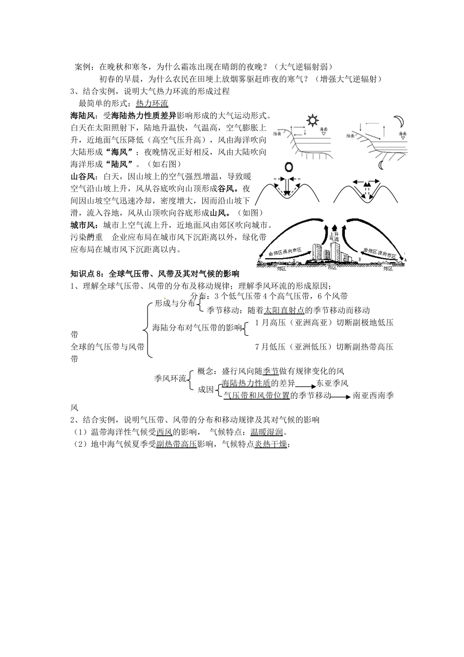 高中地理会考考点解析 自然环境中的物质运动和能量交换素材 鲁教版-鲁教版高中全册地理素材_第2页