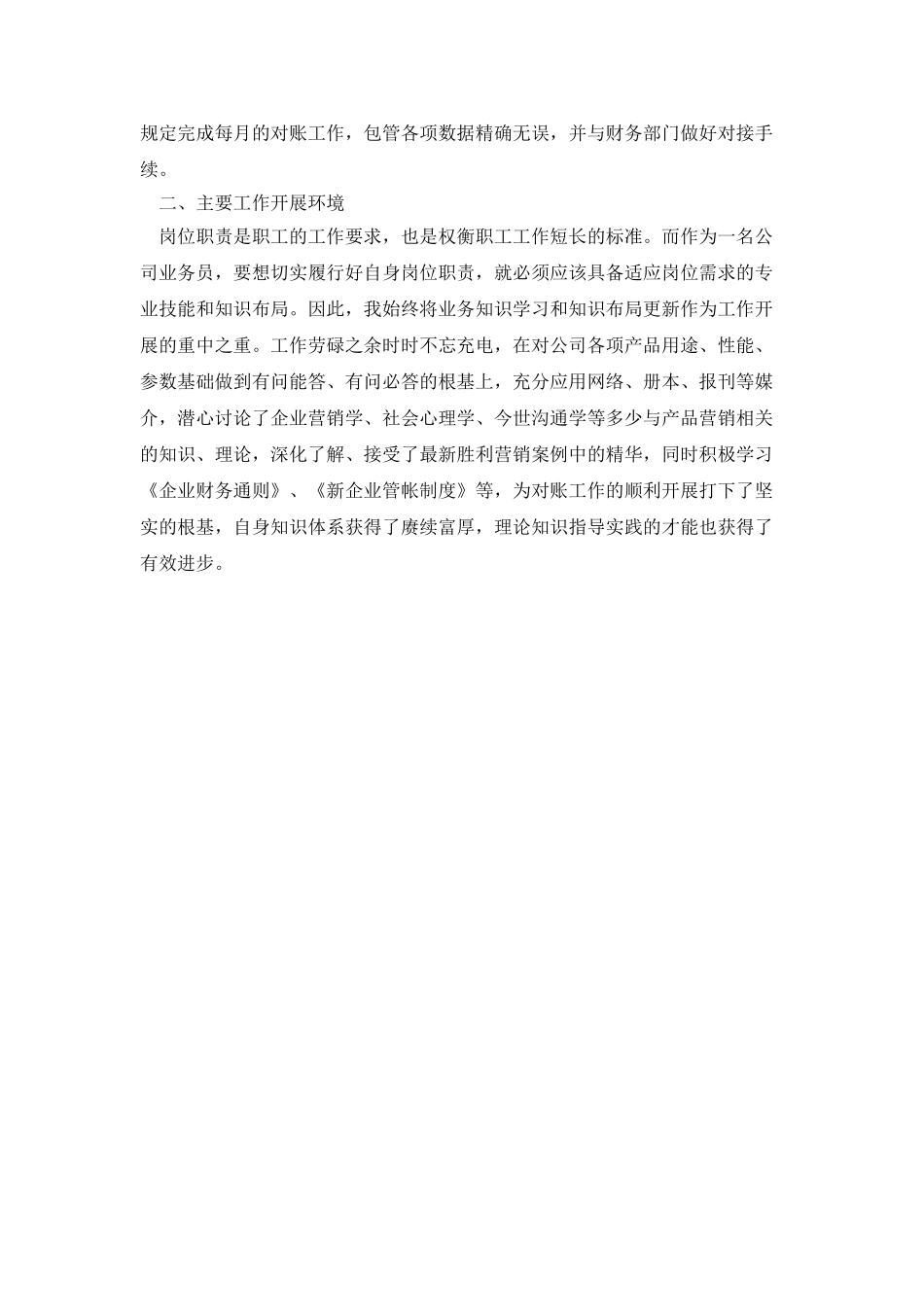 公司业务员年终总结_第2页