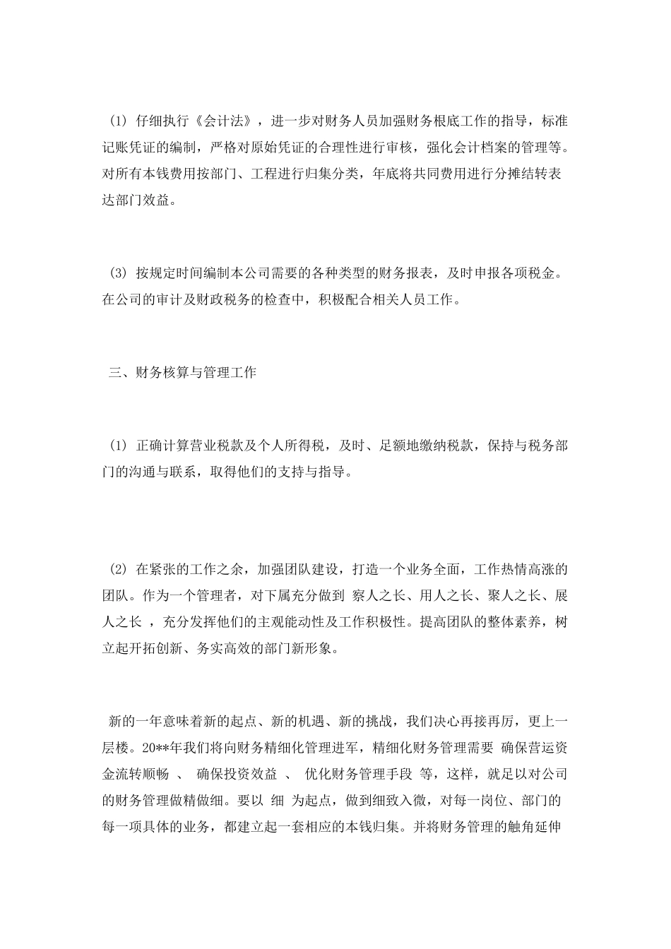 公司优秀财务工作总结_第2页