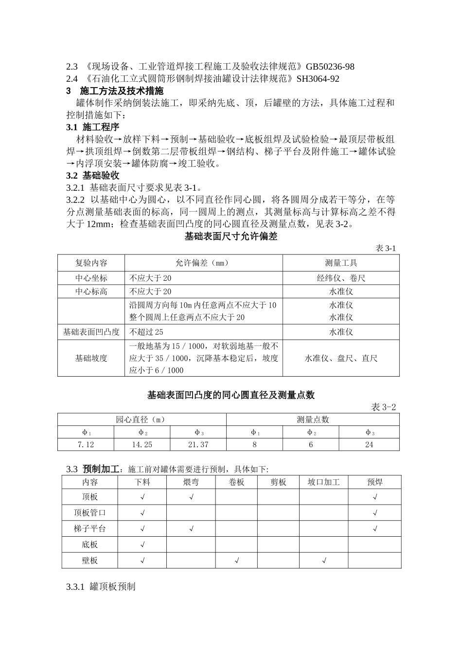 公司储罐区及码头上部设施工程内浮顶储罐施工方案_第3页