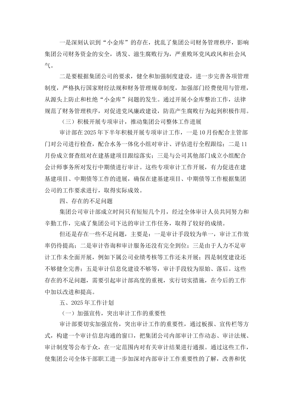 公司内部审计年终工作总结2025_第3页