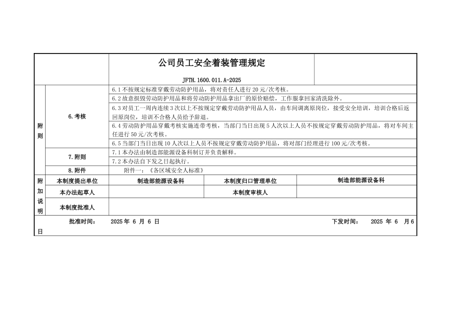 公司员工安全着装管理规定_第3页