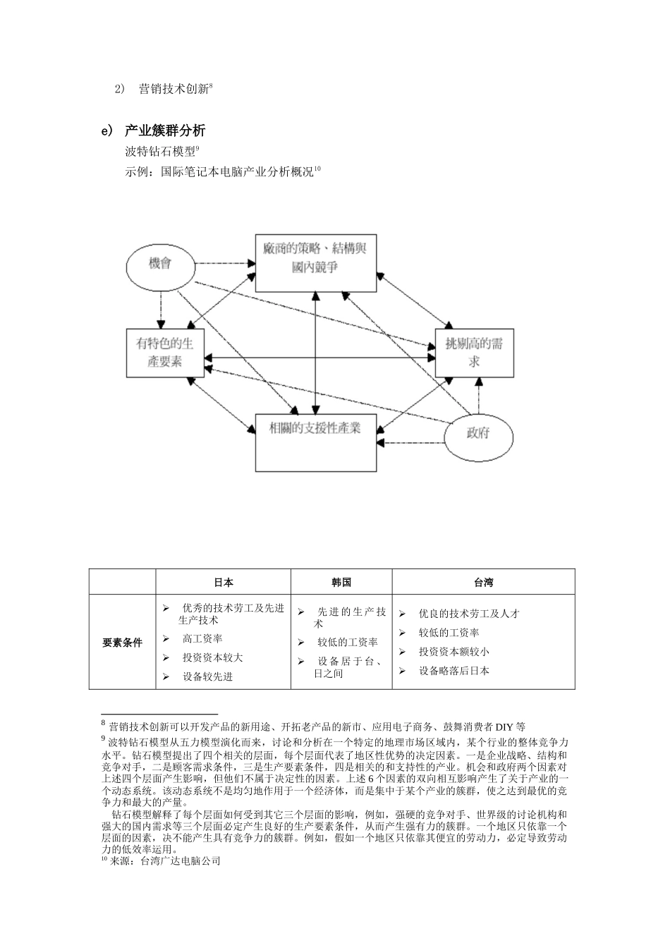 公司市场环境分析模板_第2页