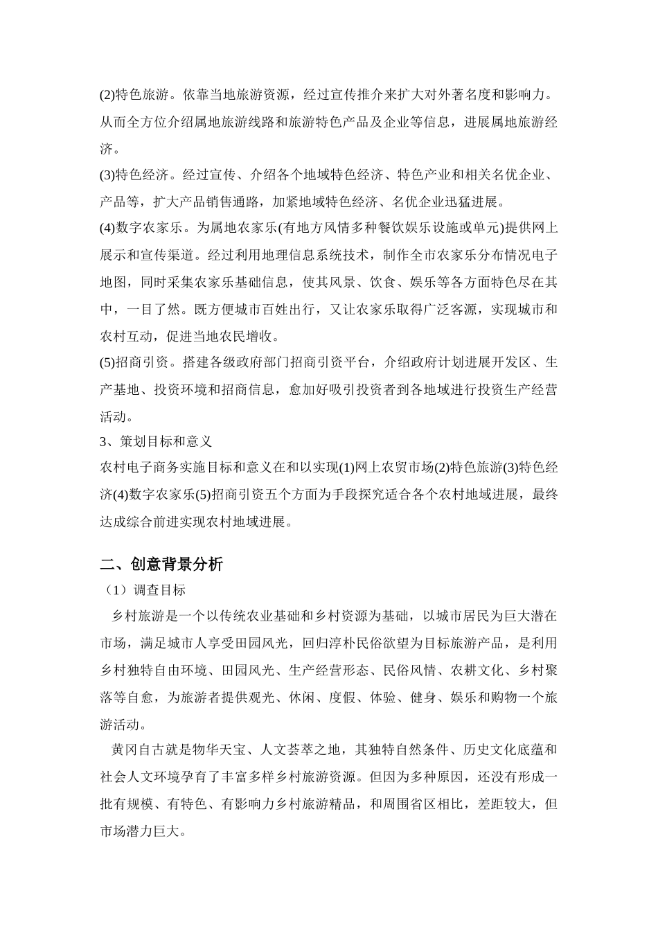 农村电子商务网站综合项目专题计划书_第3页