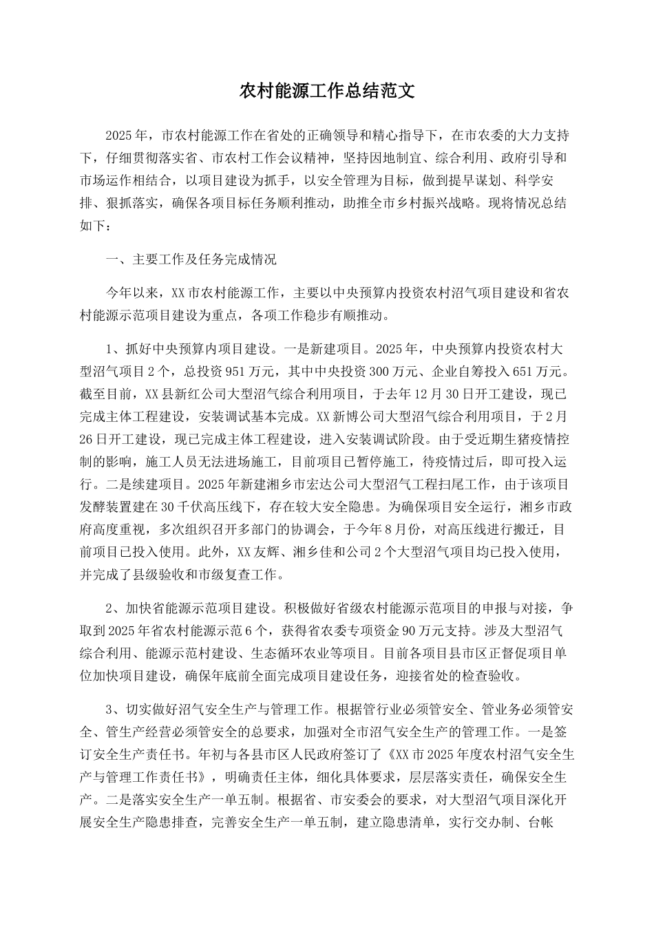 农村能源工作总结范文_第1页