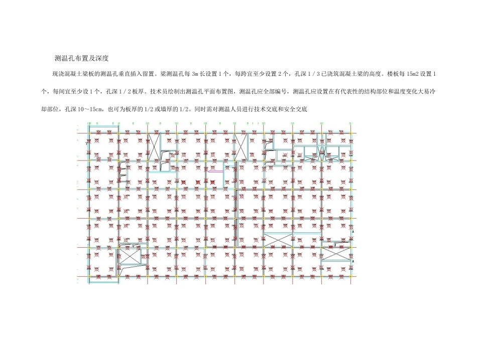 冬季施工测温点布置_第1页