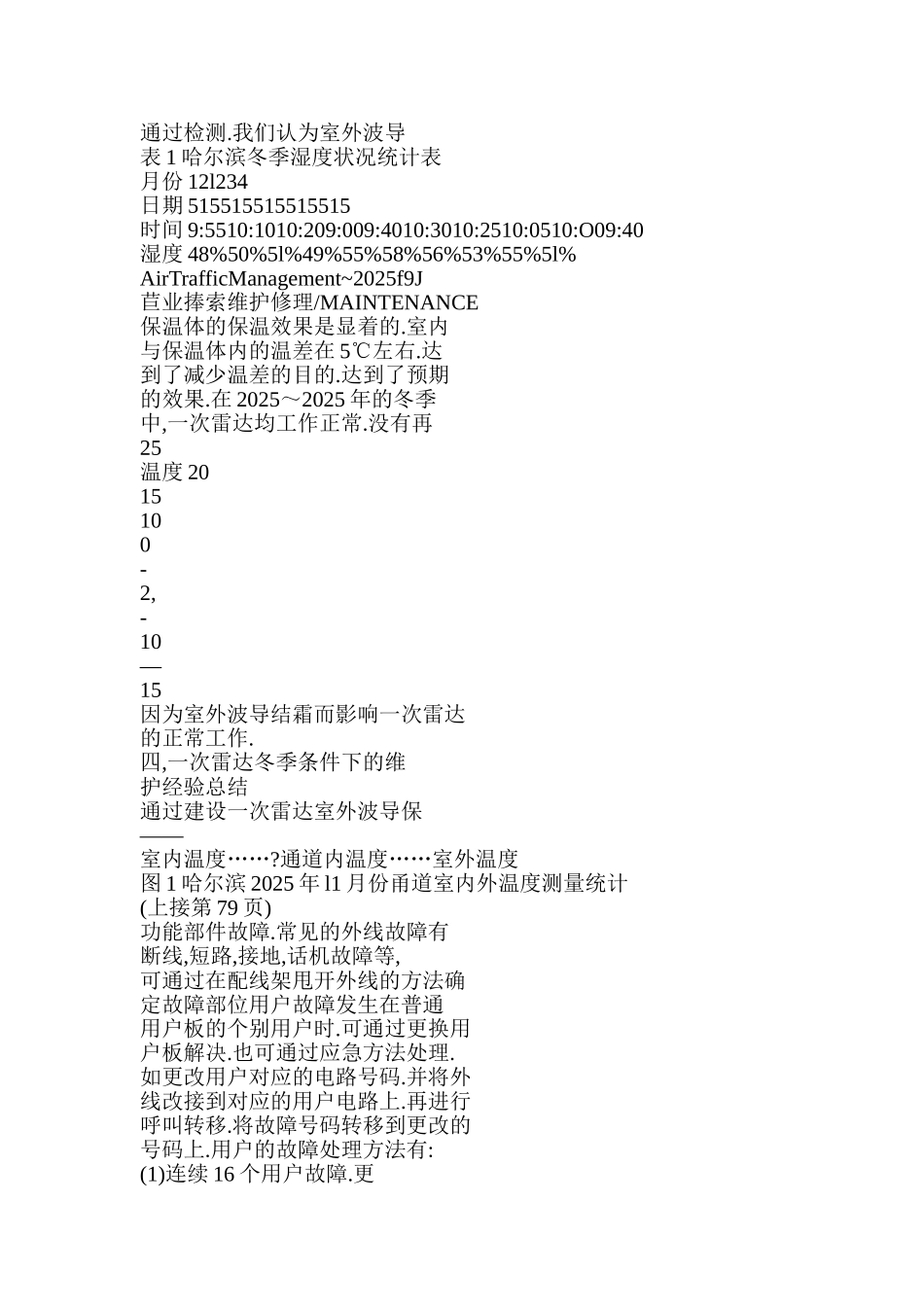 冬季条件下一次雷达正常运行的维护_第3页