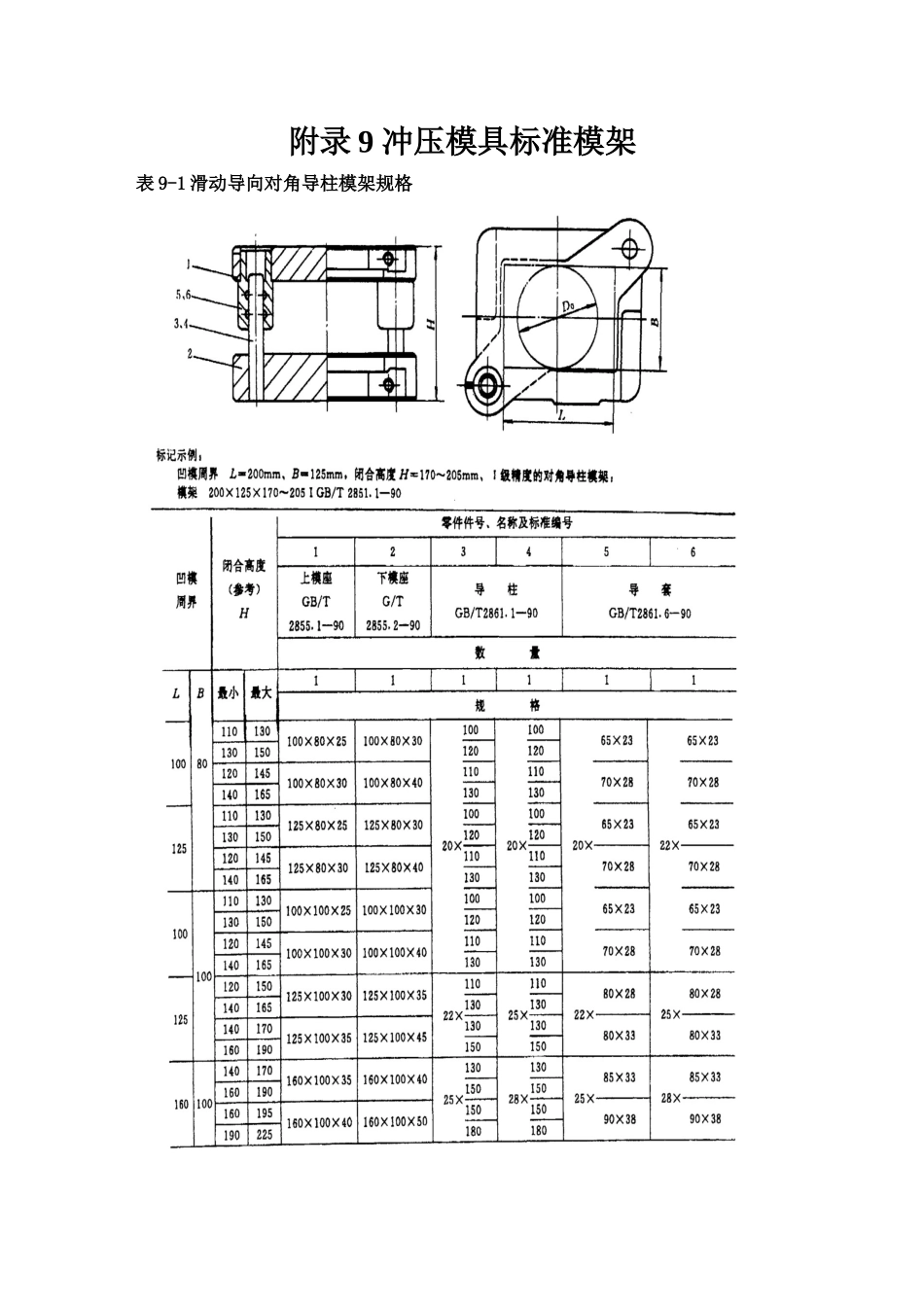 冲压模具标准模架_第1页