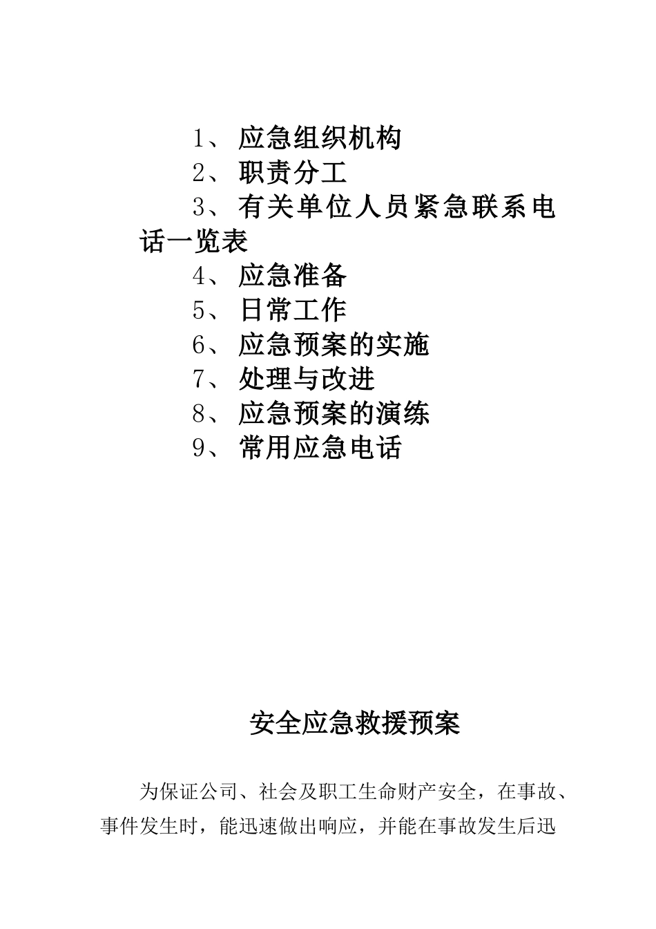 冶炼厂安全应急预案_第2页