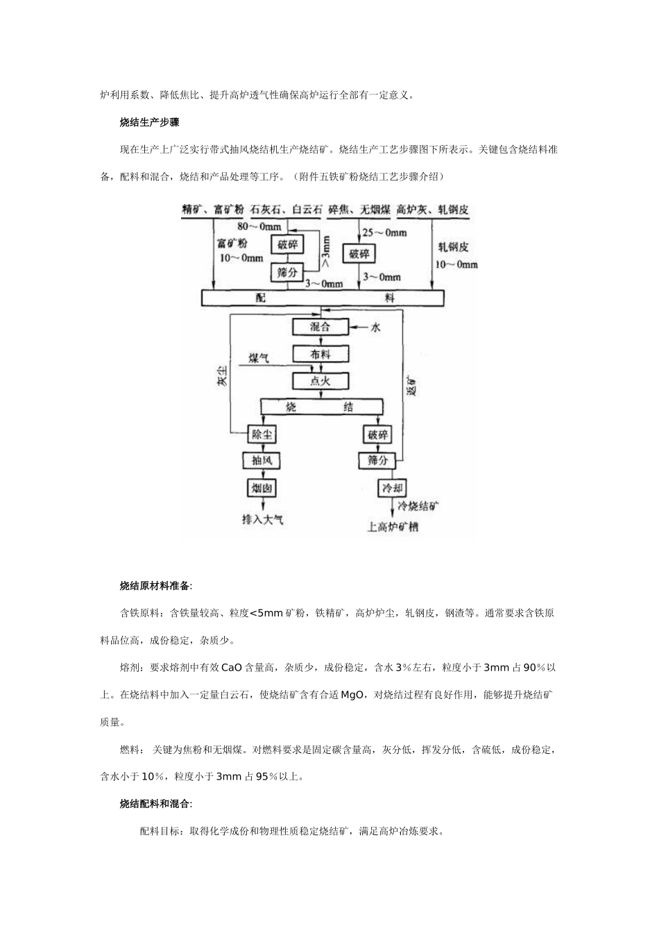 冶金自动化之烧结球团基本工艺作业流程及主要设备简介_第2页