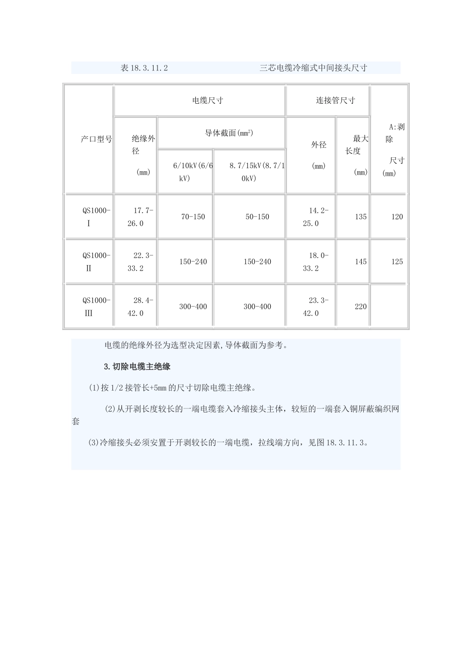 冷缩式10KV中间接头安装工艺_第2页