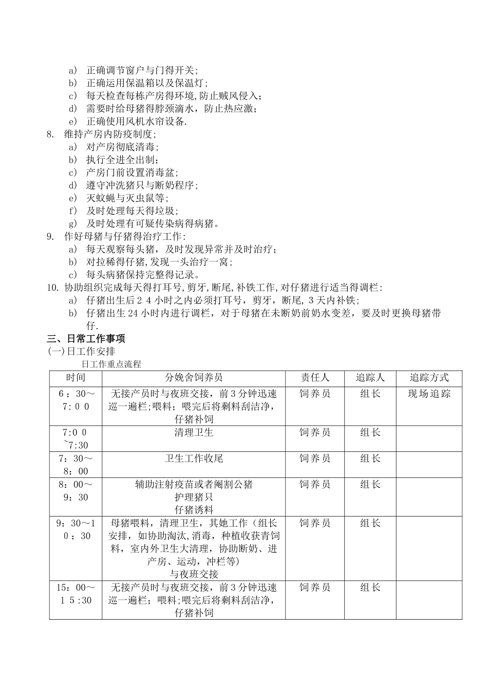 分娩舍组长作业指导书_第3页