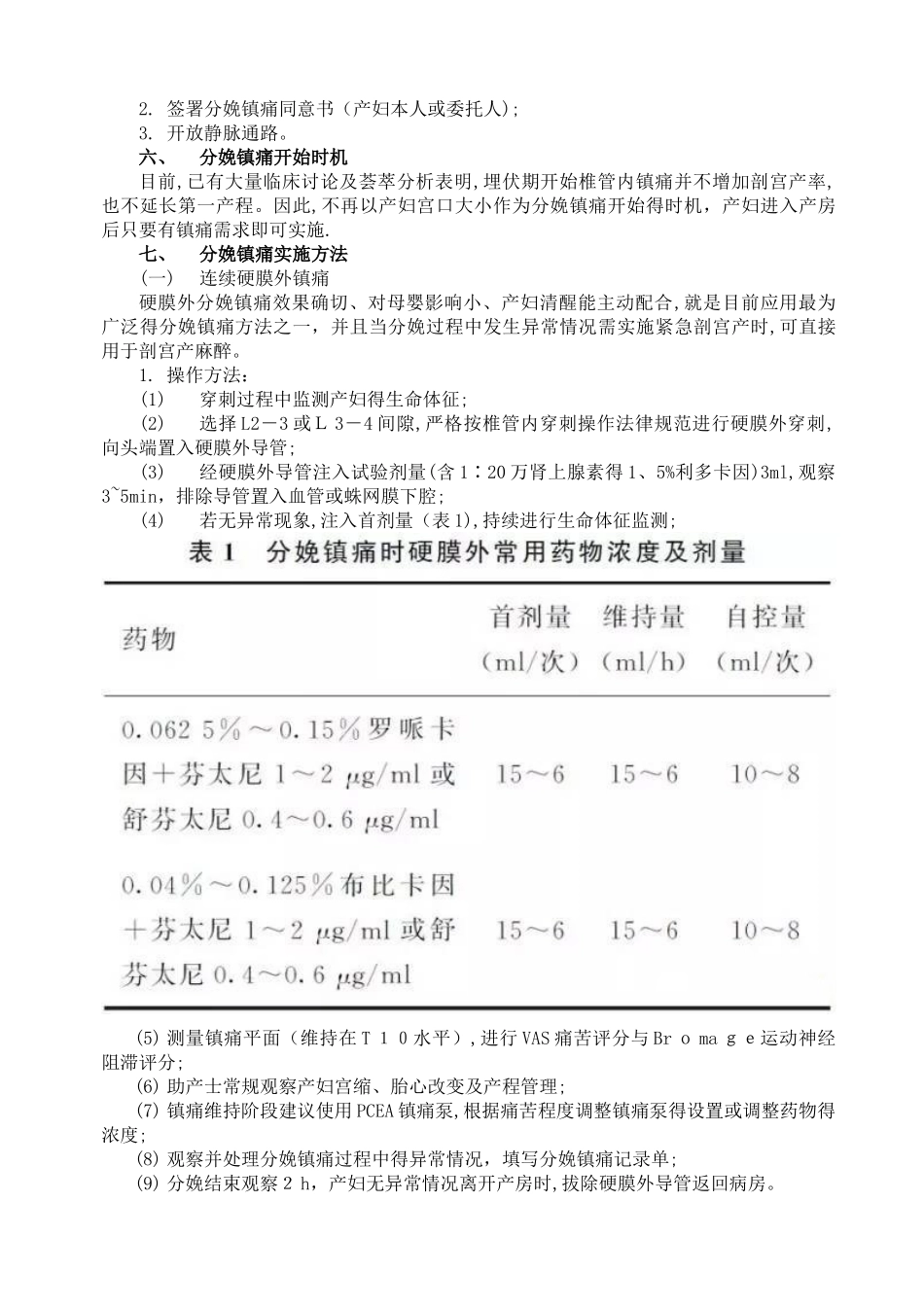 分娩镇痛规范及流程_第2页