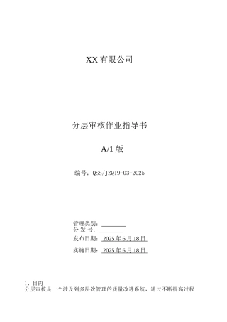 分层审核作业指导书