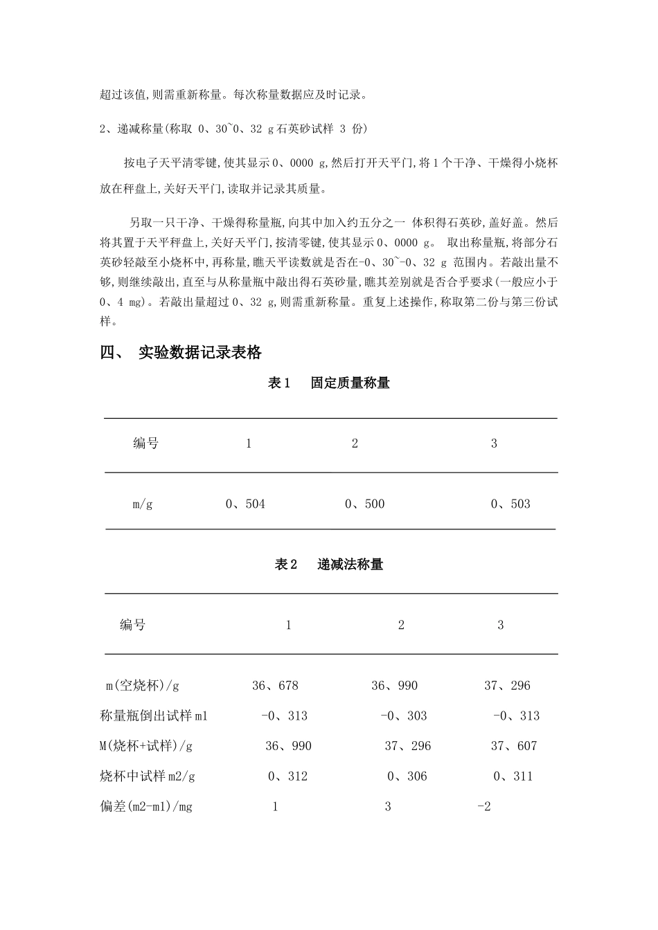 分析化学实验报告_第2页