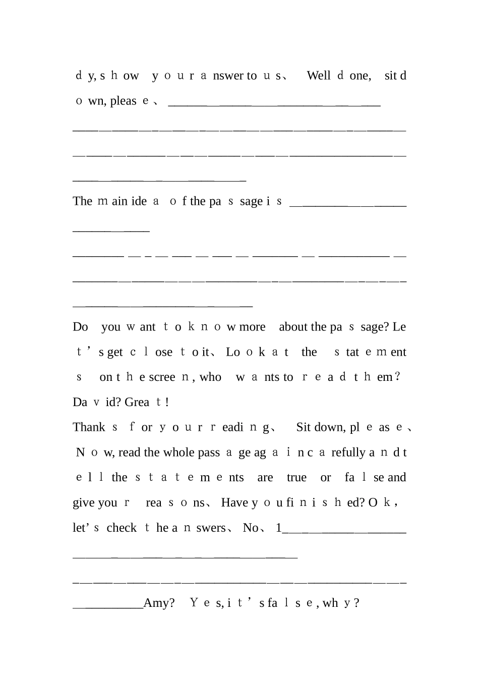 初中英语阅读篇试讲_第3页