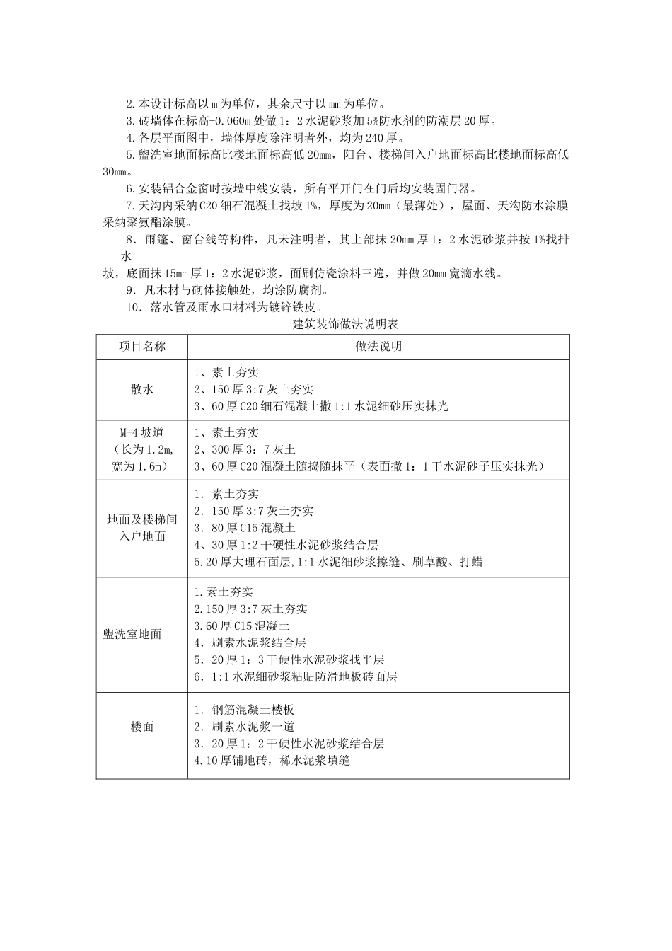 办公楼土建工程量计算及清单报价实例_第2页