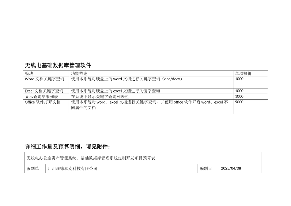 办公系统报价表_第2页