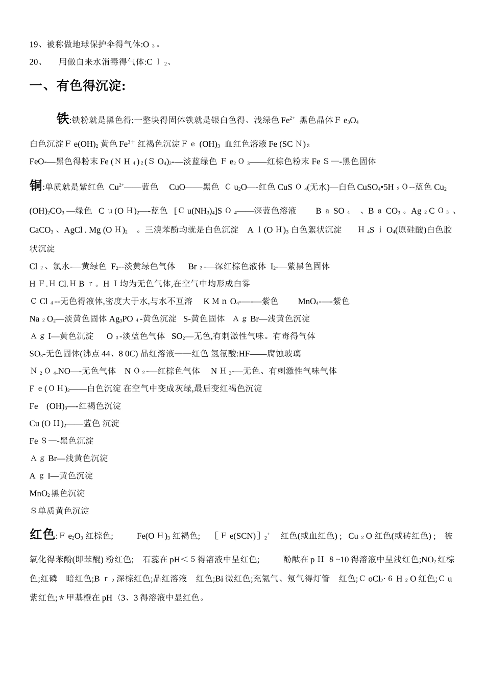 化学中常见颜色_第2页