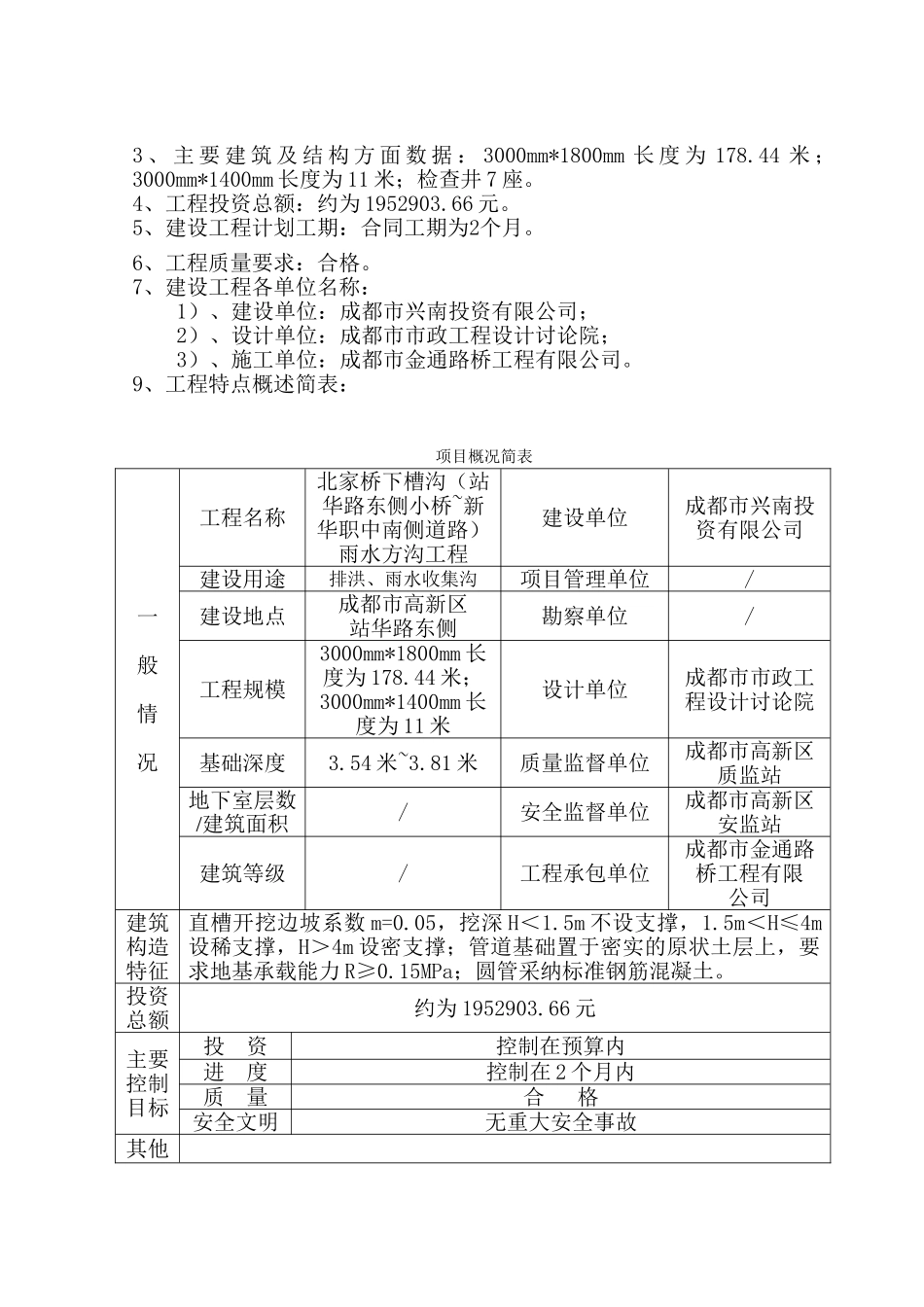 北家桥下槽沟监理规划_第2页