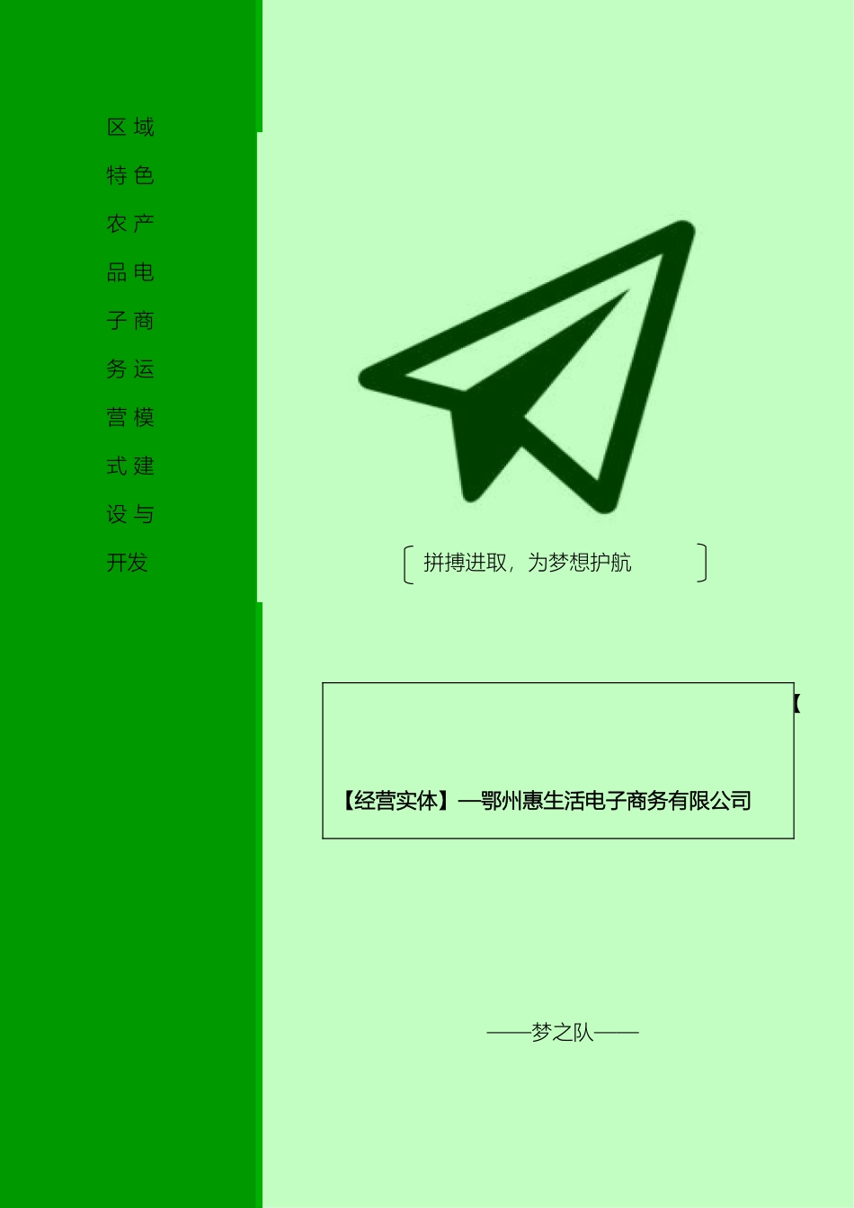 区域农产品电子商务运营策划方案_第2页