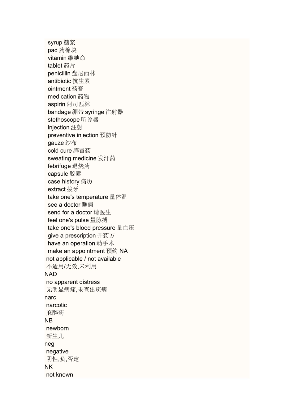 医学名词英文缩写 简写大全_第2页