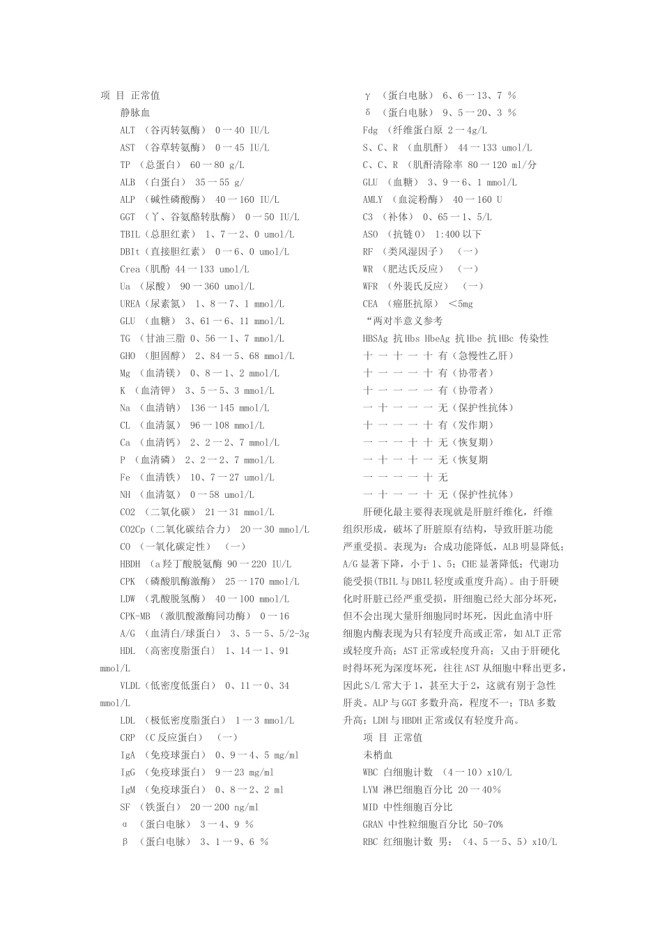 医学检验正常值_第1页