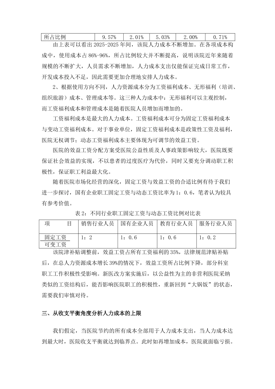 医院人力成本风险分析_第3页