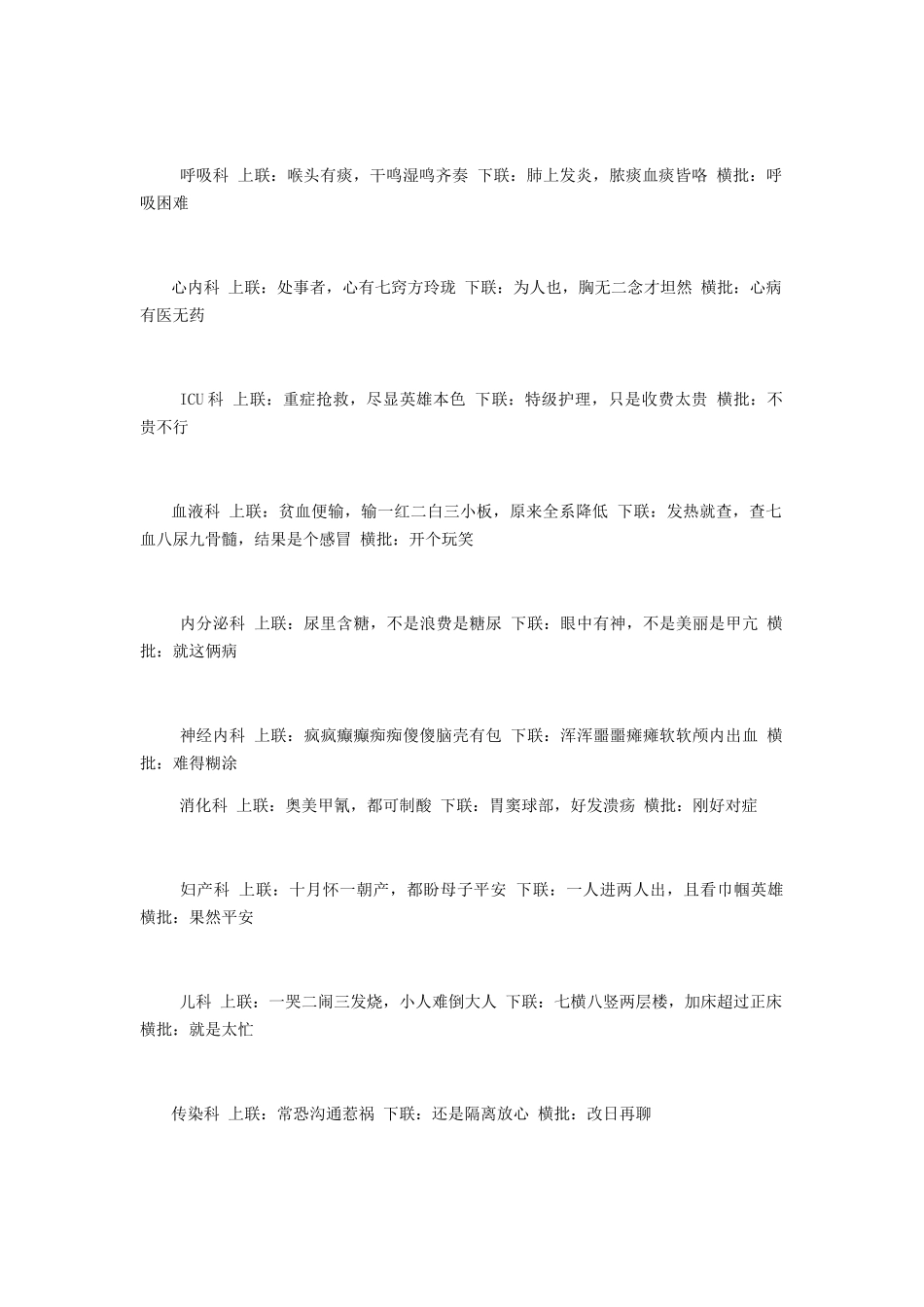 医院各科室霸气对联_第2页