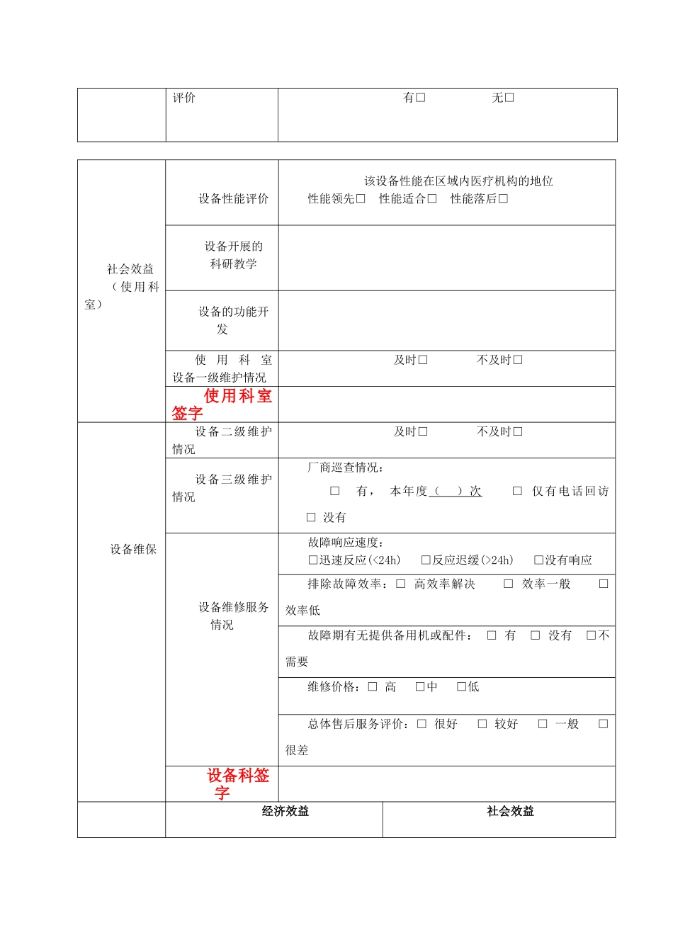 医院大型医疗设备效益分析表_第2页
