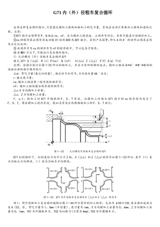 华中世纪星数控车床G71编程实例