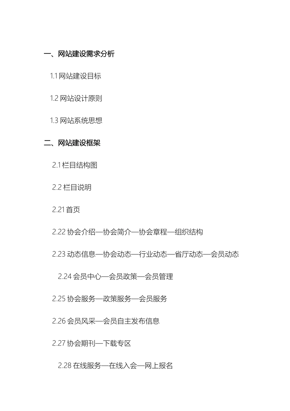 协会网站建设方案书_第3页