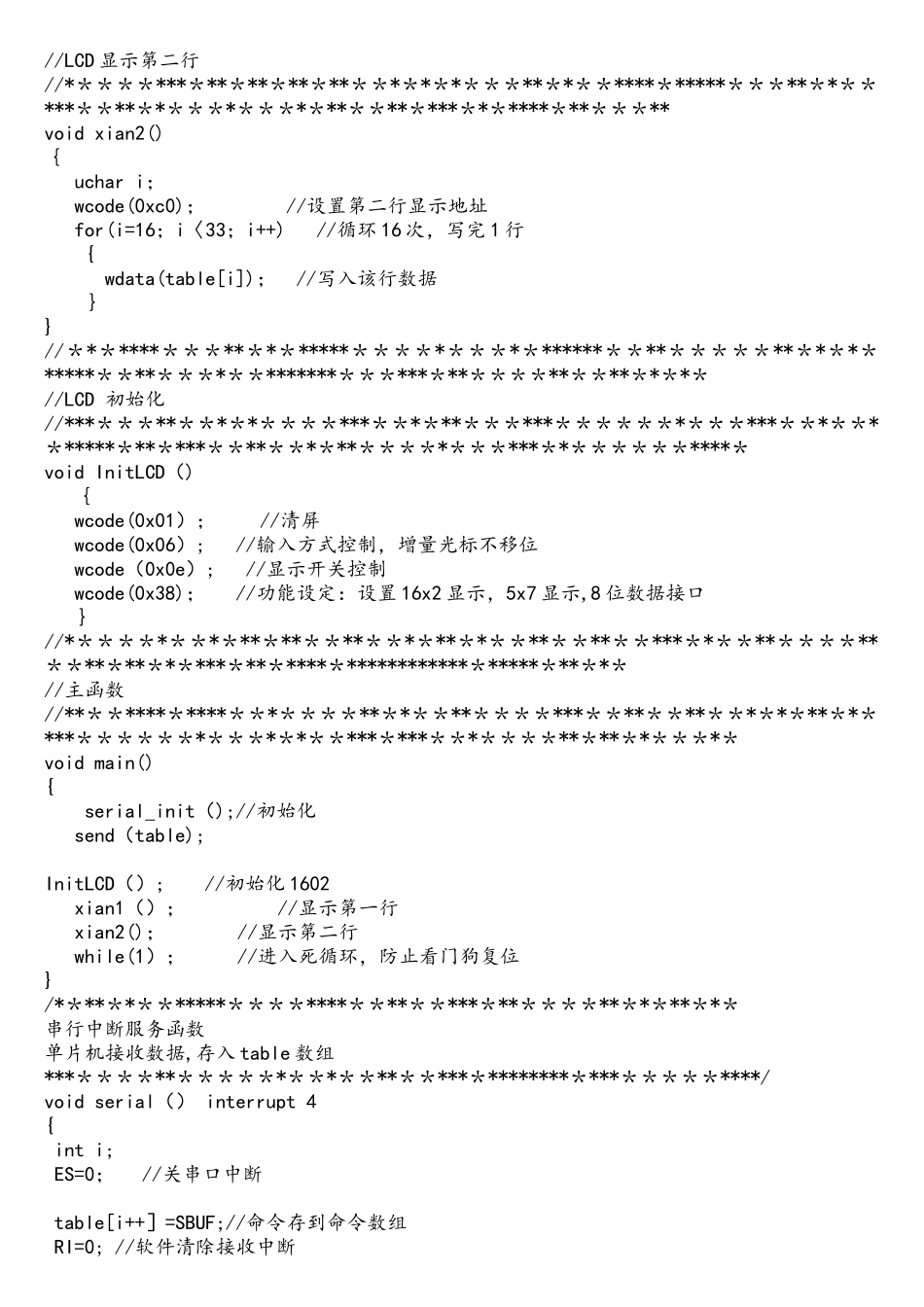 单片机串口接收发送并显示字符串_第3页