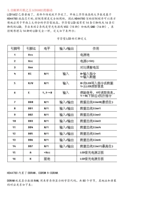 单片机之LCD显示原理