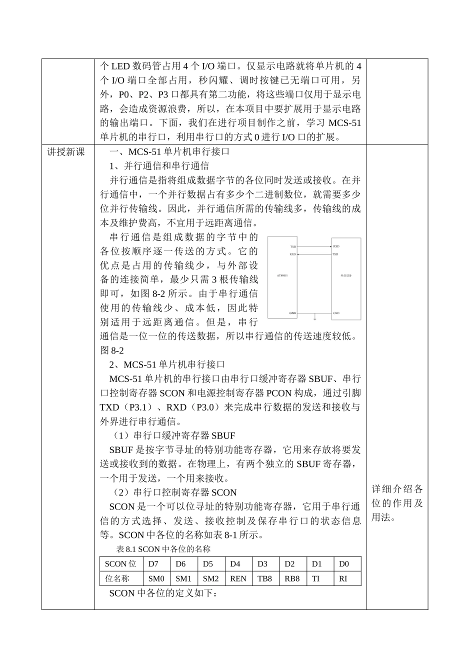 单片机应用技能实训教案--项目8_第2页